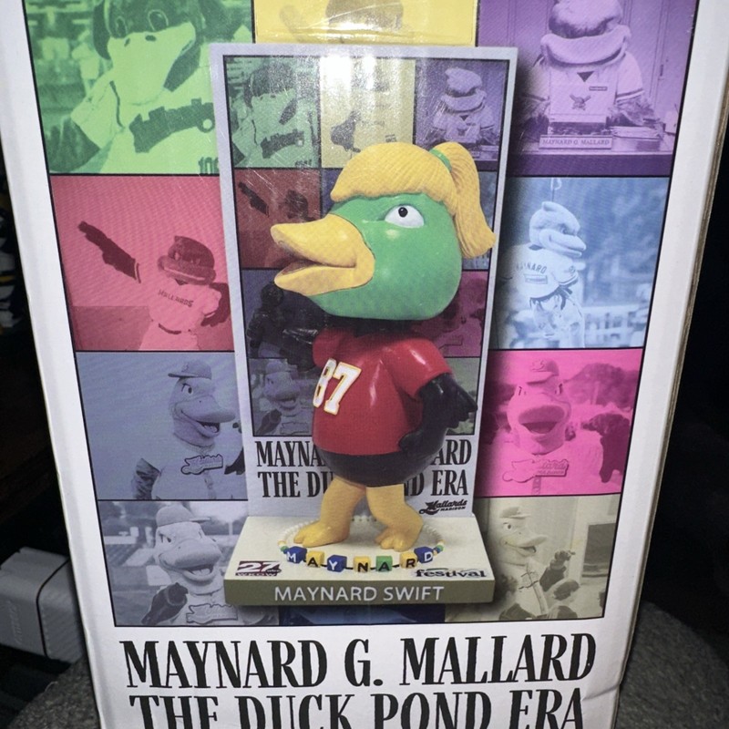 Maynard Swift  #87 Duck Pond Era  Bobblehead-New In Box Taylor Travis Kelce