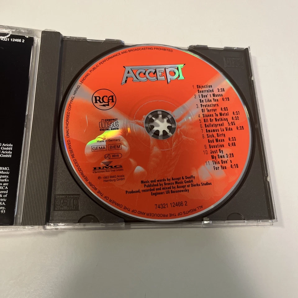 Objection Overruled von Accept | CD | Zustand gut - Bild 2 von 4