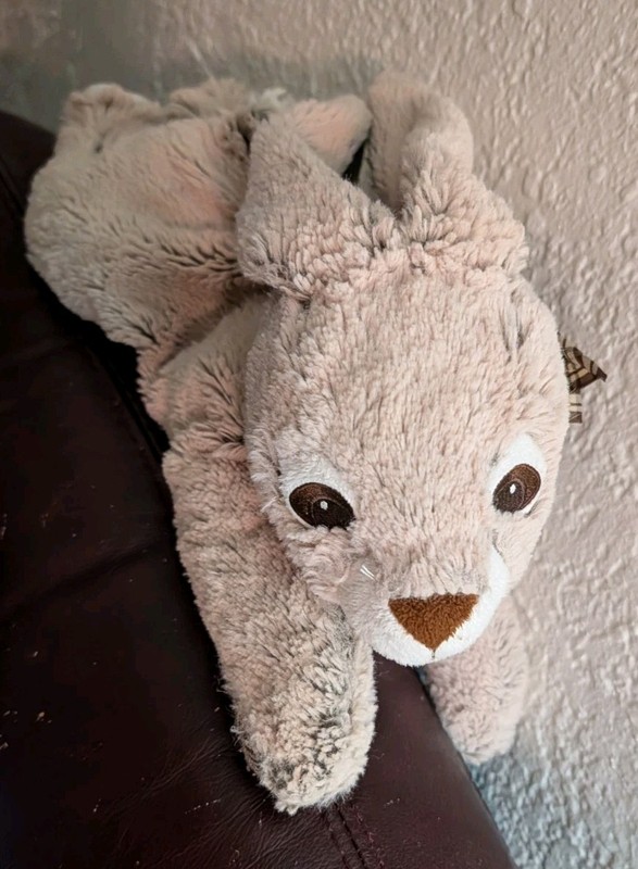 Pier 1 Imports Harrington Stuffed Animal Plush Bunny Rabbit Floppy Ears 16"  NWT