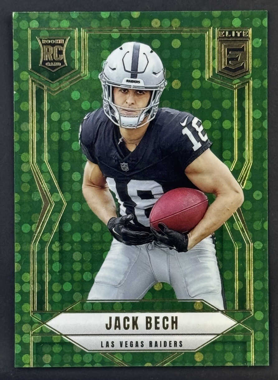 2025 Donruss Elite Jack Bech RC Green Disco Card #177