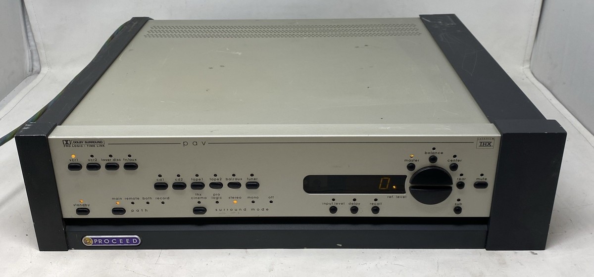 Proceed PAV Audio Video Preamplifier Preamp THX *READ* | eBay