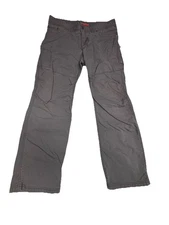 LL Bean Riverton Cargo Pants Mens 38x30 Brown Canvas Outdoor Hiking Work Utility