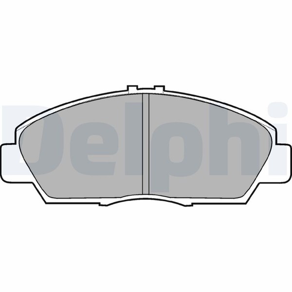 Bremsbelagsatz Scheibenbremse Delphi LP869 FüR Prelude 600 BA Accord Honda RH 3-image
