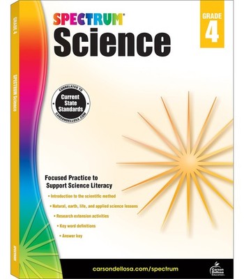 Spectrum Grade 4 Science Workbook, The Scientific Method and Research Activi...