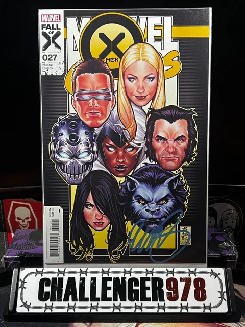 X-MEN #27 Mark Brooks SIGNED Trade-Dress w/ COA