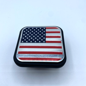 2 Inch Trailer Hitch Cover, American Flag Tow Receiver Tube Plug Insert