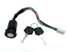 Ignition Key Switch 4 Pin Barrel 2 PCS Fits Chinese Dirt Bike ATV 50cc-250cc