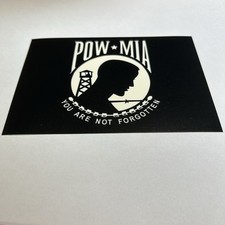 Pow Mia Vinyl Decal Bumper Window Sticker Military United States Army Marine 3x5