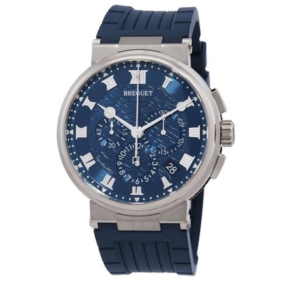Breguet Marine Chronograph Automatic Blue Dial Men's Watch 5527bb/y2/5wv