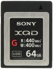 Japan NEW Sony XQD Memory Card 64GB QD-G64E 440MB/s Read 400MB/s Write Speed