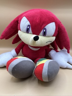 Sonic the Hedgehog Knuckles 20'' Plush Backpack Red