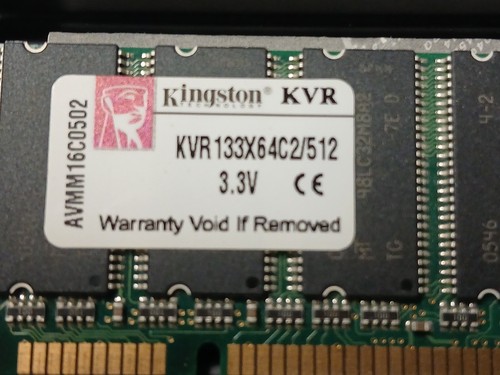 Kingston 512MB PC133 Chips PC133 DIMM Open Box - Picture 5 of 7