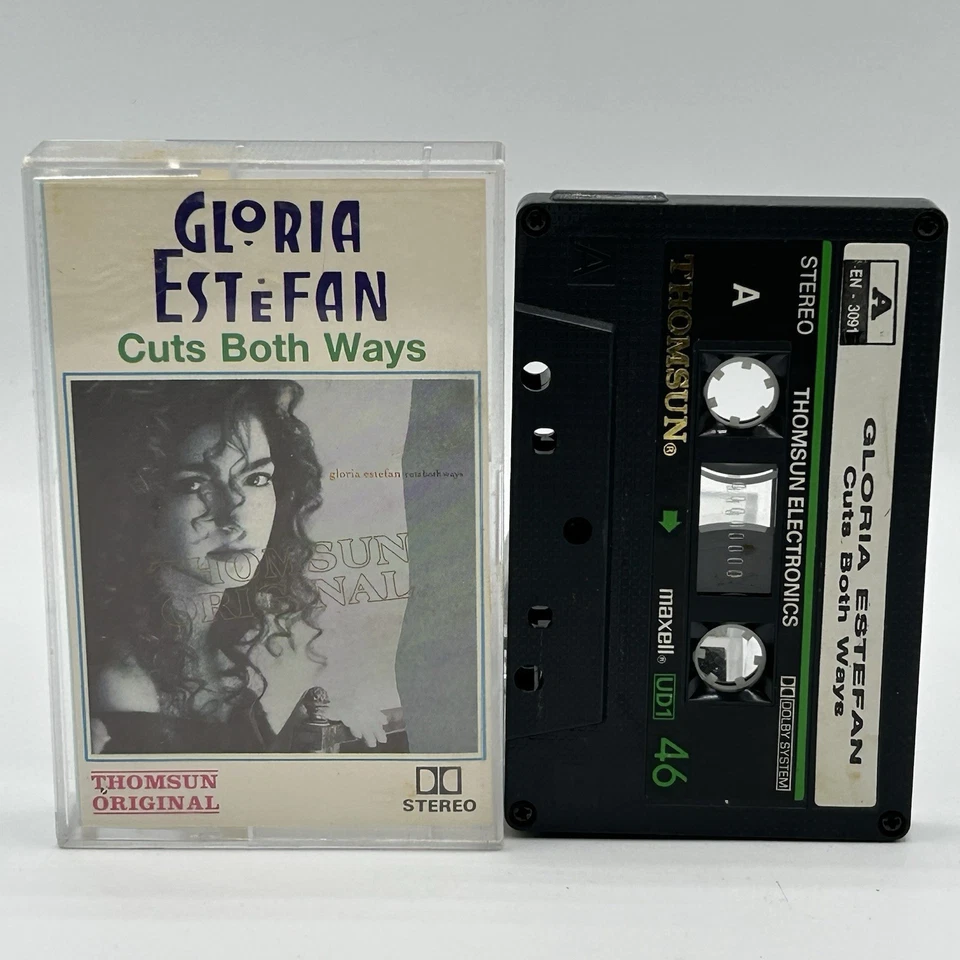 Vintage Gloria Estafan Cassette Tape Lot Cuts Both Ways, Into The Light - Image 2 of 4