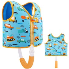 OSHYLE Kids Swim Vest with Crotch Strap Neoprene Swim Trainer Vest for Toddl...