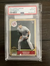 2017 Topps Chrome - 1987 Design Aaron Judge #87T-8 (RC) PSA 10