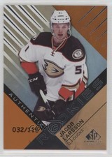 2016 SP Game Used Authentic Rookies Orange Rainbow Draft Year Jacob Larsson 1q2