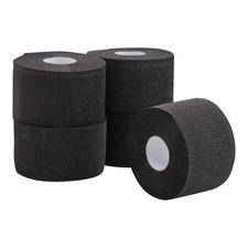 Juvale Disposable Barber Neck Strips - Black 2.5 X 11 In, Set of 5 Rolls 500 St