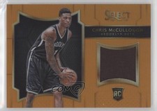 2015 Panini Select Rookie Swatches Orange Prizm 46/60 Chris McCullough #17 z0q