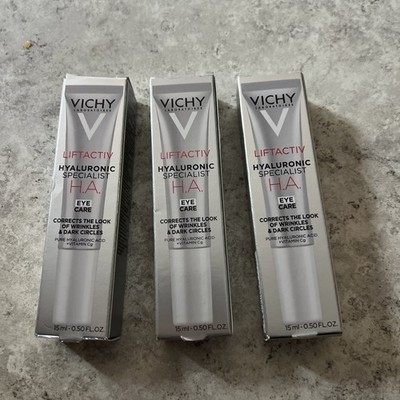 3X Vichy Liftactiv H.A. Anti-Wrinkle Firming Eye Cream 15 ml