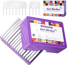 20 Pcs Knit Blocking Pins Knit, Knit Blockers Combs for Blocking, Knitting Pins