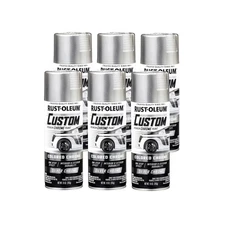 Rust-Oleum Premium Custom Chrome Spray Paint Ultra High Gloss 10 oz 6 Pack