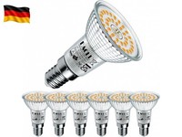 E14 LED Warmweiß 6.5W Ersetzt 100W R50 Halogen GlüHlampe, 6Er-Pack. 3000K 720Lm