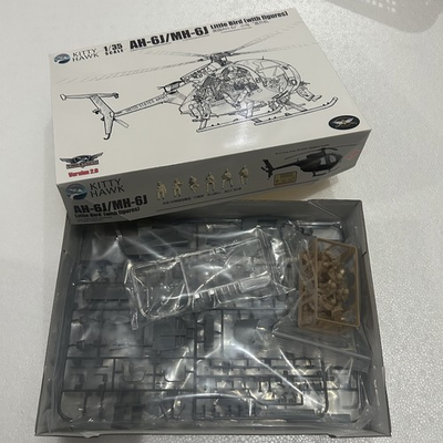 #ad Kitty Hawk 50004 1 35 AH 6J MH 6J Little Bird w Figures Hot With Figures Limited $69.54