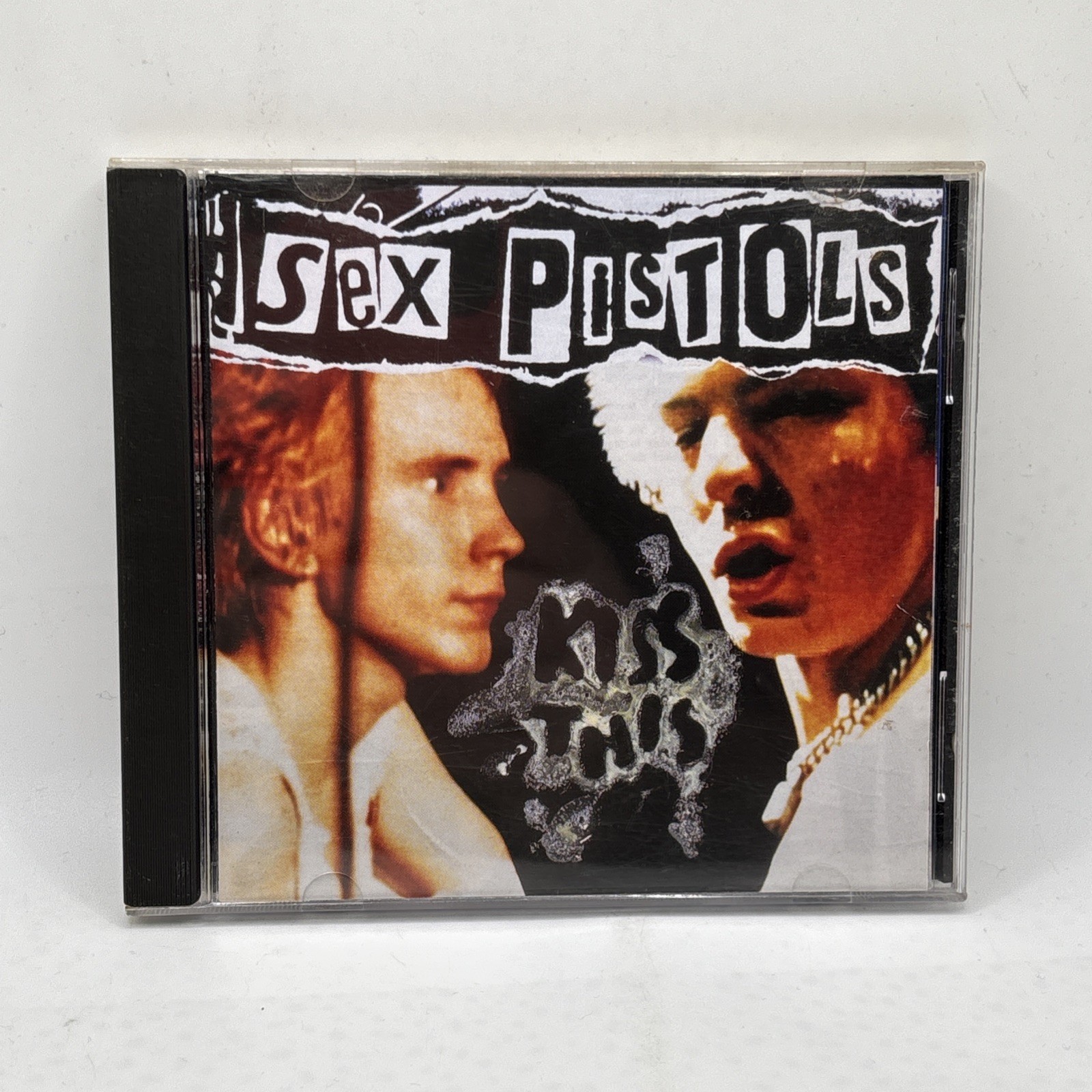 Sex Pistols CD Kiss This Greatest Hits Anarchy In UK Pretty Vacant Poster Sleeve