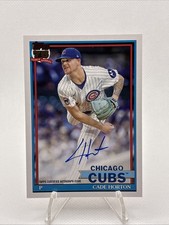 2026 TOPPS SERIES 1 - CADE HORTON AUTO #91A-CH - 1991 TOPPS BASEBALL AUTO - CUBS
