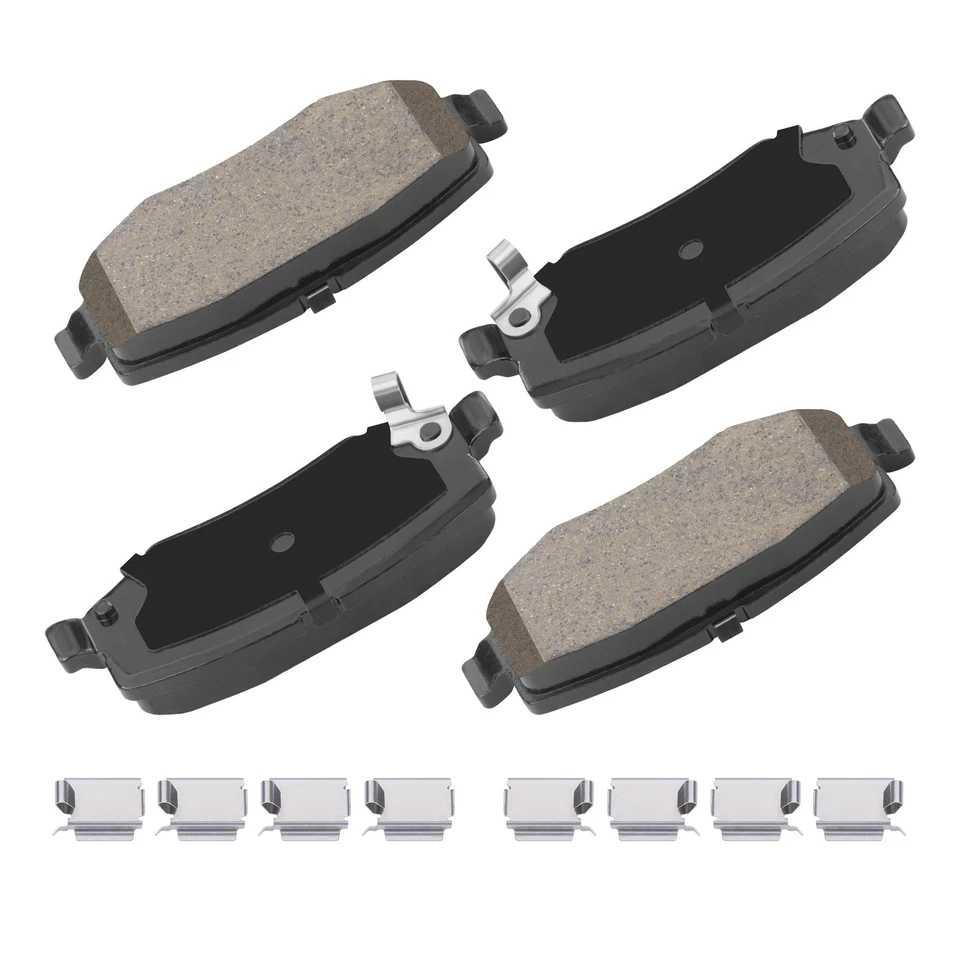 Front & Rear Ceramic Disc Brake Pads For 2018 - 2019 Chevrolet Equinox 1.5L 1.6L - Image 4 of 4