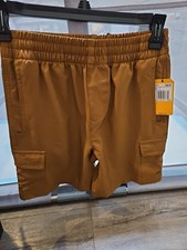 Boys Large S Rugged Flex Work Shorts - Carhartt Brown new with tags