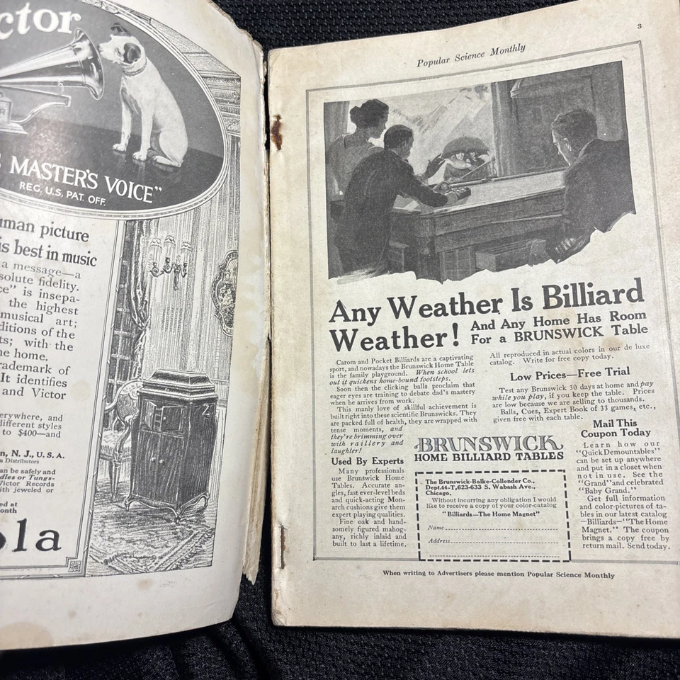 Antique Popular Science Magazine February 1917 300 Interesting pictures - Image 4 of 4