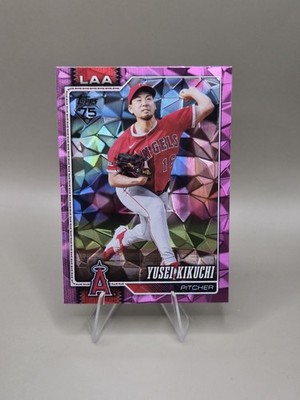 2026 Topps Series 1 - Yusei Kikuchi Pink Diamante Foil #173