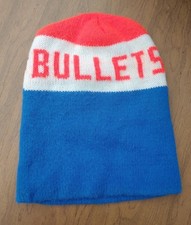 Washington Bullets Vintage Knit Hat Aamco Promo Baltimore pre 1997 Rare
