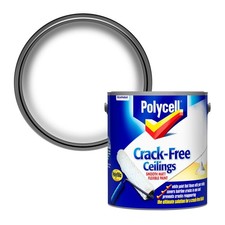 Polycell Crack Free Ceilings Smooth Matt White 2.5L