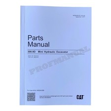 Caterpillar Cat 300.9D Mini Hydraulic Excavator Parts Catalog Manual M0064394