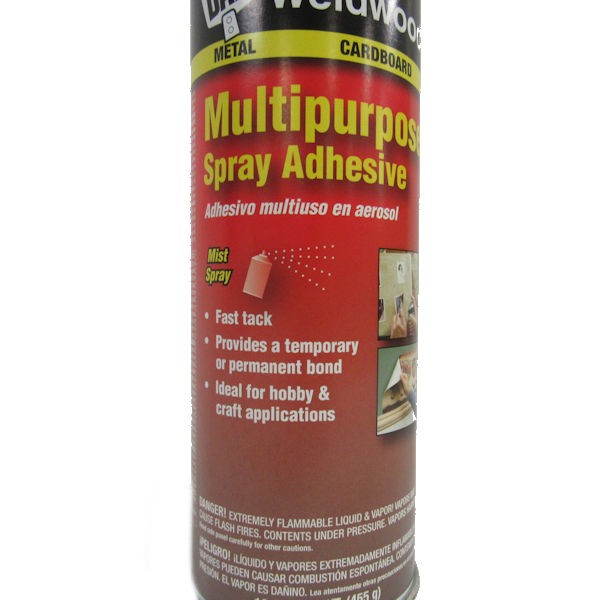 DAP Weldwood Multi-purpose Spray Adhesive, Case of 12 cans