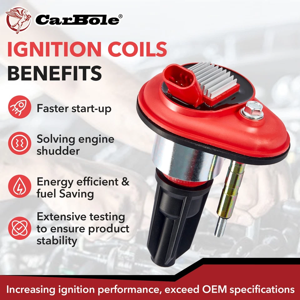 6 Ignition Coils & 6 Spark Plugs For Chevy Trailblazer GMC Envoy 4.2L UF303 - Image 2 of 4