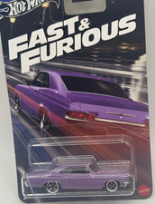 Hot Wheels Silver Series 1966 Chevy Impala-Fast & Furious-purple