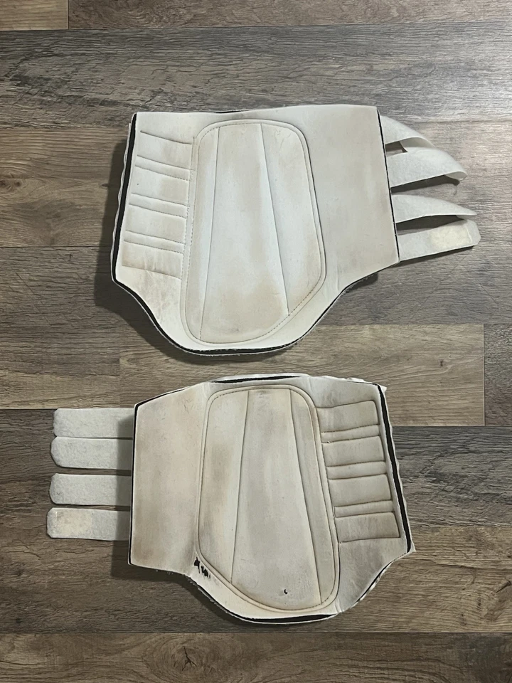 Botas de Cepillado Nunn Finer Férula Tendón Caballo Tack Blanco Mediano Foto 2 de 4