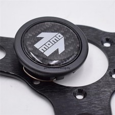 Carbon Fiber 3d Look Momo Racing Steering Wheel Horn Button Replacement
