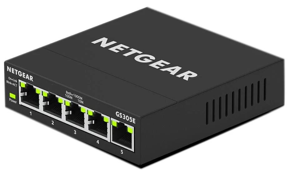 NETGEAR - Switch 5 Port Gigabit Ethernet Terurus Bersiri GS300E - Image 2 of 4