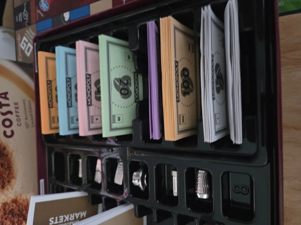 COSTA COFFEE MONOPOLY 50TH ANNIVERSARY RARE LIMITED EDITION - Image 3 of 4