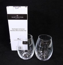Image of Dartington Crystal Universal Stemless Wine Tumbler Pair Boxed