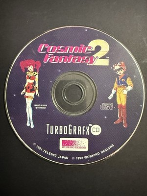 Cosmic Fantasy 2 Turbo Grafx Duo CD Disc Only, Read Description