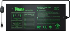 iPower Seeding Heat Mat with Thermostat Temperature Adjustable Knob, Durable War