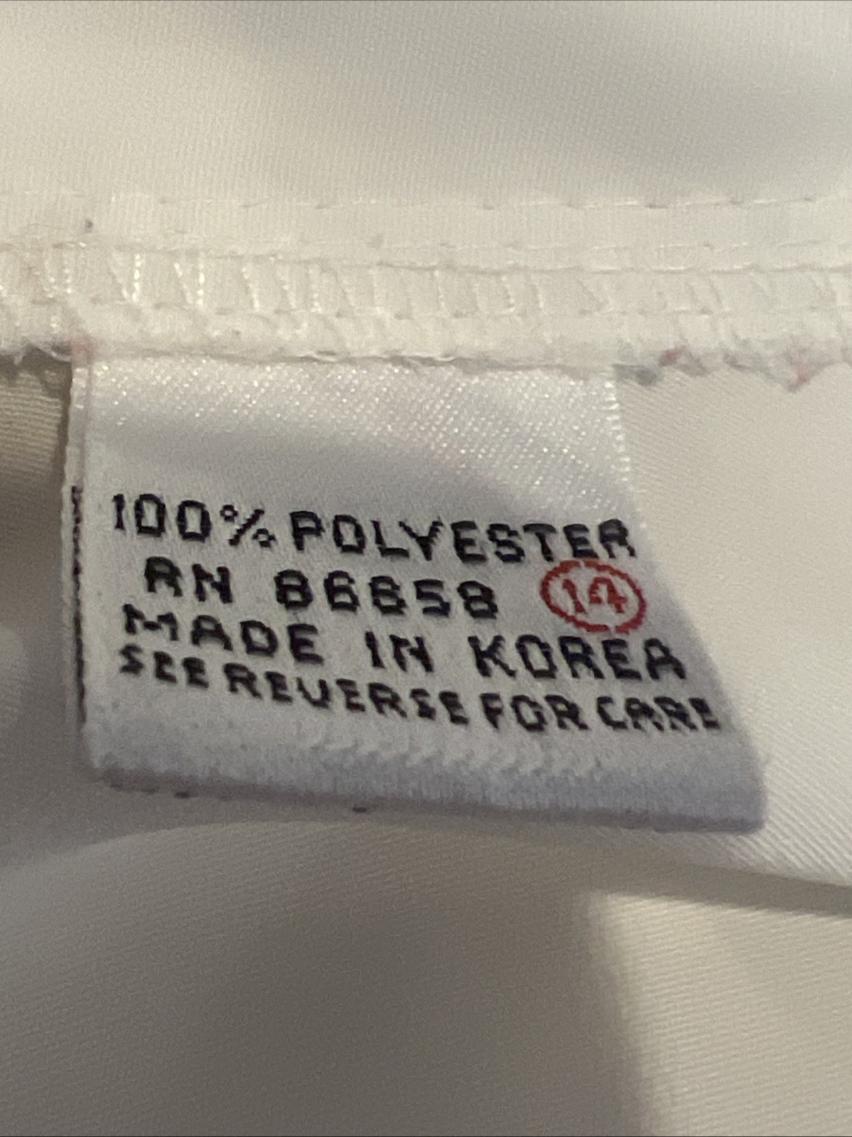 SAINT LAURENT Camicia bianca vintage Yves St Clair donna 14 blusa bottoni pieghe ritagliata paisley