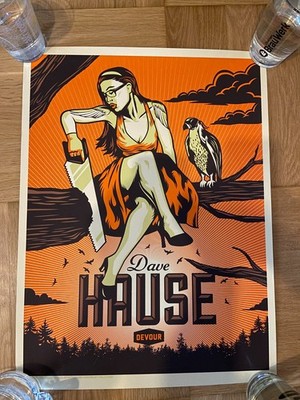 Dave Hause (The Loved Ones)   Devour Album Poster   Rare Collectible 2013