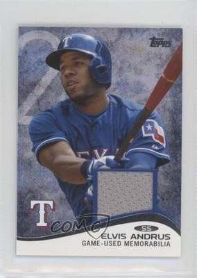 2014 Topps Mini Relics Elvis Andrus #MR-EA h3a