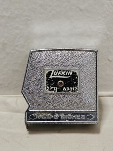 VTG Lufkin W9312 Mezurall 12' White Clad Tape Measure Made In USA